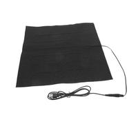 Toyvian Tapis Chauffant Reptile Accessoires Chauffé Coussin Chauffant pour Animaux De Compagnie Substrat De Gecko Léopard Chaleur Animal De Compagnie Gecko à Crête Black Chiffon