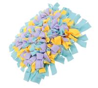 Toyvian Tapis de Fouille pour Chien M Taille Polaire Épaisse Résistante aux Morsures Tapis Puzzle Coloré Lavable la Main Machine pour Animaux Stimulant Le Flair et L'intelligence