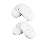 Toyvian Tapis De Protection Antidérapant pour Barrière De Sécurité Bébé 4pcs Blanc Plastique Solide Protection Murale Protéger Porte Et Escalier Sécuriser Garçon Et Filles