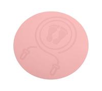Toyvian Tapis de Saut Antidérapant Tpe Rose Coussin Amortisseur Silencieux pour Corde à Sauter et Fitness Intérieur Tapis de Épais pour Yoga et Pilates