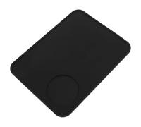 Toyvian Tapis de Tassage Café Silicone Antidérapant Noir Coussin Robuste pour Machine à Café Compatible Station Espresso et Usage Domestique Surface Stable pour Tassage Précis
