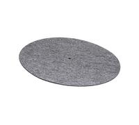 Toyvian Tapis en Feutre Gris pour Platine Vinyle, Coussin Antidérapant Absorbant les Vibrations, Accessoire de Protection pour Tourne-disque Dj et Passionnés de Musique, Qualité Sonore Améliorée