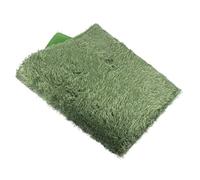 Toyvian Tapis en Gazon Synthétique pour Reptiles et Amphibiens Accessoire de Terrarium Décoration et Habitat pour Tortues et Lézards Matériau Doux et Antidérapant Taille Ajustable 1 Pièce