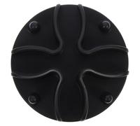 Toyvian Tapis en Silicone pour Animaux de Compagnie Noir à Lécher, Améliore la Digestion Ventouses Antidérapantes, Tapis Pliable pour Chiens Mangeurs Lents