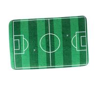 Toyvian Tapis Flanelle Antidérapant Terrain Football Mini Moelleux et Résistant Décor Chambre et Salon