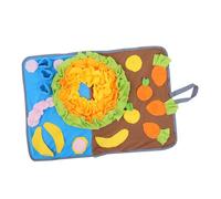 Toyvian Tapis Fouille Lapin Polaire avec Base Antidérapante Coussin Enrichissement Sensoriel pour Renifler et Distribuer Friandises Tapis de Jeu Multifonction pour Lapins Curieux