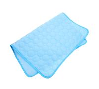 Toyvian Tapis Rafraîchissant pour Animaux Coussin Auto Rafraîchissant et Lavable pour Chien et Chat Tapis Cool pour Jeu Bleu