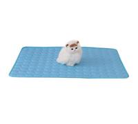 Toyvian Tapis Rafraîchissant pour Chats, Chien Cooling Mat Pliable, Coton | Ice Silk Surface Lisse, pour Chaise et Voiture, Anti Surchauffe, Rangement Facile, Jusqu'à 40kg