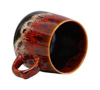 Toyvian Tasse à Café en Céramique 400 Ml Grosse Capacité, Mug à Boire pour Thé et Café, Couleur Assortiment, Tasse à Domicile et Bureau, Gobelet Stable Base Plate, pour Couleur Aléatoire