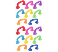 Toyvian Téléphones Chuchoteurs, 16Accessoires Colorés pour Tout-Petits pour Lecture en Classe Pratique de La Parole Et Le Retour Auditif