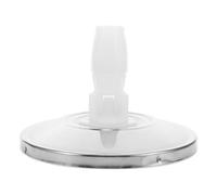 Toyvian Tête de Balai Serpillière Rotative en Acier Inoxydable Accessoire de Nettoyage Robuste Compatible Balai Essoreur Recharge Ronde pour Sols Carrelés et Entretien Domestique