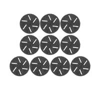 Toyvian Têtes de Rouleau de Rechange pour Râpe Électrique à Pieds 10 Pièces Tête Grossière Outil Pédicure Électrique Élimination Callosités Compatible Soins des Pieds Professionnels