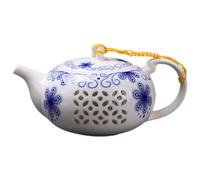 Toyvian Théière en Porcelaine Blanche Élégante Infuseur, Capacité 150ml, Design Simple et Chic, Pratique à Transporter pour Toutes Occasions