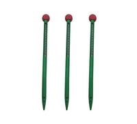 Toyvian Thermomètre à Sol de Jardin Tige en Verre Intégrée, 10 à 110 °c | Mesure la Température du Sol Compost, Usage Jardinage et Boutique, Modèle Portable Vert