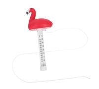 Toyvian thermomètre de piscine Thermomètre à température de piscine amusante Flamingo flottant Poo Pool Kérosène de l'aviation rouge