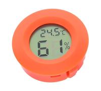 Toyvian Thermomètre Hygromètre Digital pour Reptiles et Intérieur Affichage Celsius Compact et Chambre Bureau Maison Modèle Rouge