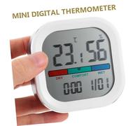 Toyvian Thermomètre Hygromètre Électronique Intérieur Précis Mesure Température et Humidité Outil Compact pour Maison Bureau Pièce
