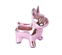 Toyvian Tirelire Céramique Forme De Chien Tirelire Kawaii pour Décoration De Bureau Pot à Économies Rose