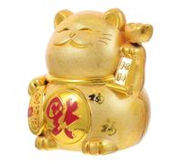 Toyvian Tirelire Chat Feng Shui Figurine De Chat Japonais DéCoration De Bureau Et Maison Pot D'ÉConomie 4.72X3.94X3.94In Cadeau d'anniversaire pour Enfants Et Adultes