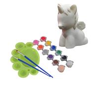 Toyvian Tirelire Forme Licorne Peindre Soi-même Modèle Peinture Garçon Fille Jouet Peinture Garçon Fille Outils Inclus Hauteur