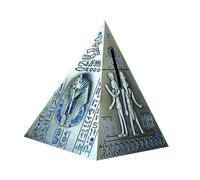 Toyvian Tirelire Pyramide Égyptienne Alliage Moyen Pot de Rangement Vintage pour Billets Idée Cadeau Créative pour Garçon Fille Boîte Économie Originale
