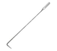 Toyvian Tisonnier Multifonction 53 CM pour Foyers Intérieurs et Extérieurs Crochet en Acier Robuste pour Barbecue Camping et Poêle à Bois Ustensile Portable pour Gestion Efficace du