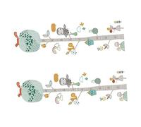 Toyvian Toise De Croissance Avec Motifs Animaux Pour Garçon Fille Autocollants De Mesure Décoratifs Pour Chambres Garçon Fille