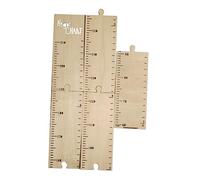 Toyvian Toise Murale de Croissance Garçon et Règle de Mesure Hauteur Adhésive en Tableau de Suivi pour Chambre d'Garçon et Facile à Installer 60-210 Cm