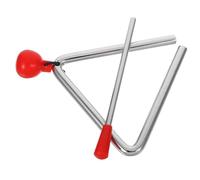 Toyvian Triangle Instrument de Percussion pour Garçon Fille Éducatif Acier Améliore Coordination et Esprit Équipe Durable et Aux Chocs pour Moments Famille