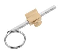 Toyvian Trompette Coulissante Anneau Coulissant Métallique Boutons Trompette Coulissante Outil Coulissant Anneau Métallique