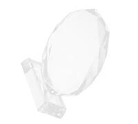 Toyvian Trophée en Cristal Octogonal 8 CM Plaque Vierge à Graver Récompenses Vierges Personnalisées Prix et Trophées pour Événements Sportifs et Cérémonies Présent Commémoratif