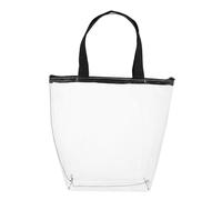 Toyvian Trousse de Toilette Transparente en PVC Fermeture Éclair Format 29X26X105 CM Étanche et Multifonctionnelle pour Voyages et Rangement Cosmétiques Femme