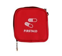 Toyvian Trousse de Vide Portable Oxford Résistante avec Fermeture Éclair Pochette de Rangement Urgence pour Randonnée Camping et Voyage Poche Multifonctionnelle Rouge