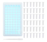 Toyvian Tube à Crevettes Bleu en Plastique avec Compte-Gouttes et Boîte de Collecte, Accessoires Sûrs et Efficaces pour L'élevage Conservation des Poissons et Crevettes