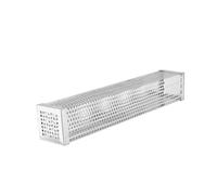 Toyvian Tube à Granulés en Acier Inoxydable pour Accessoire de Barbecue pour Fumer à Froid Chaud Compatible 30 CM Portable