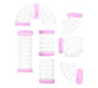 Toyvian Tunnel Labyrinthe pour Hamster en Kit à Assembler, Fixation Robuste sur Cage, Accessoires pour Cage de Hamster et Autres Petits Animaux