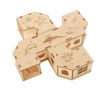 Toyvian Tunnel Labyrinthe pour Hamster Maison Cachée Jouet pour Animaux Petite