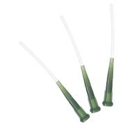 Toyvian Tuyau d'alimentation pour Oiseaux Verts 3pcs en Plastique sans Odeur Sûr pour Nourrir Les Jeunes Oiseaux et Perroquets la Maison