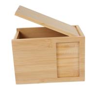 Toyvian Urne Funéraire en Bambou pour Animaux De Compagnie avec Cadre Photo, Grosse Taille, Couleur Bois Naturel, Boîte à Souvenirs pour Cendres, Usage Commémoratif pour Chats Et Chiens