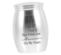 Toyvian Urne Funéraire Inoxydable pour Cendres Danimaux Boîte Cinéraire pour Chien et Oiseau Urne Commémorative avec Couvercle Amovible Design Simple et Brillant pour Animaux de Compagnie