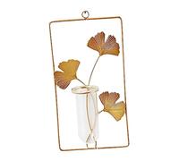 Toyvian Vase Décoratif Mural pour Plantes Hydroponiques Verre Doux Et Fer Robuste pour Salon Chambre Et Bureau