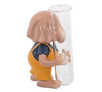 Toyvian Vase Hydroponique Verre avec Décoration Animalier Lapin Vase Tube Simple pour Décoration Intérieure et Bureau Cadeau Original pour Maison