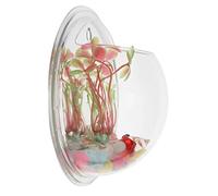 Toyvian Vase Mural Transparent pour Poissons et Plantes Accessoire Décoratif Élégant pour Mariages et Événements Design Moderne et Pratique Diamètre
