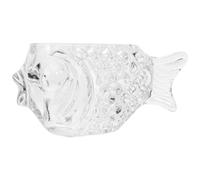 Toyvian Verre Cocktail Forme de Poisson Transparent Tasse à Vin Décorative Polyvalente pour Boissons pour Café Thé et Événements Festifs