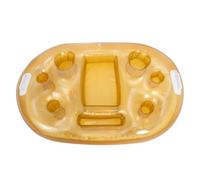 Toyvian Verre Gonflable en PVC, Support Léger pour Bouteilles et Canettes | Décoration de Fête Portable, Usage Spa et Bassin D'été, Design Mode, Réutilisable