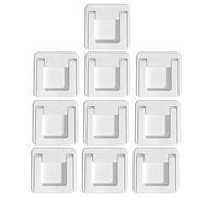 Toyvian Verrous de Sécurité Installation Facile Lot de 10 Poignée Intégrée Blanche en ABS Protection des Garçons et Filles à Domicile pour Portes Coulissantes et Fenêtres