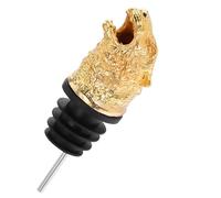 Toyvian Verseur de Vin Tête Animal Alliage de Zinc Bec Verseur Rétro pour Bouteille Distributeur de Liqueur Métallique Élégant pour Soirées et Fêtes