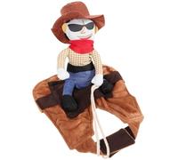 Toyvian Vêtements Drôles pour Animaux De Compagnie Manteau Teckel Pyjama pour Chien Magicien Costume De Chien d'halloween Chiot Adulte Race Faire La Fête Mignon Polyester