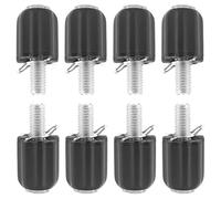 Toyvian Vis de Réglage M5 en Acier pour Vélo VTT Kit 8 Pièces Tendeur de Câble de Frein et Dérailleur Micro-Ajustement Précis pour Freins Mécaniques et Transmission Pièces Détachées