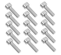Toyvian Vis de Réglage Métallique pour Tronçonneuse à Essence, 20 Pièces, Tornage Forestier et Jardinage, Fixation Solide 15x5 Mm, Tendeur de Chaîne Compatible, Pièces Détachées Robustes